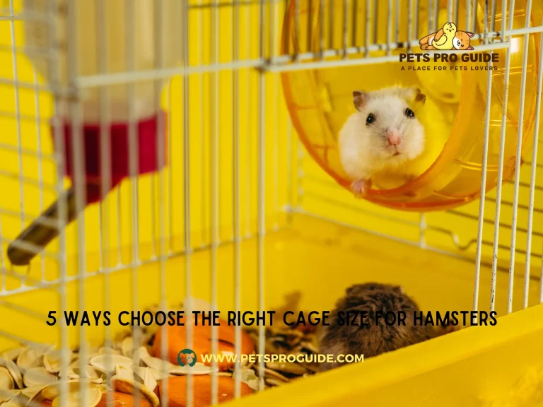5 Ways Choose the Right Cage Size for Hamsters